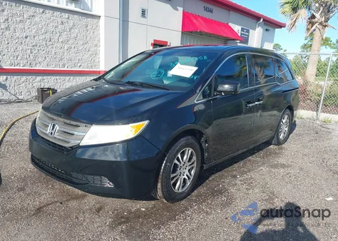 2011 Honda Odyssey Ex-L из США, поврежденный, VIN 5FNRL5H68BB068877